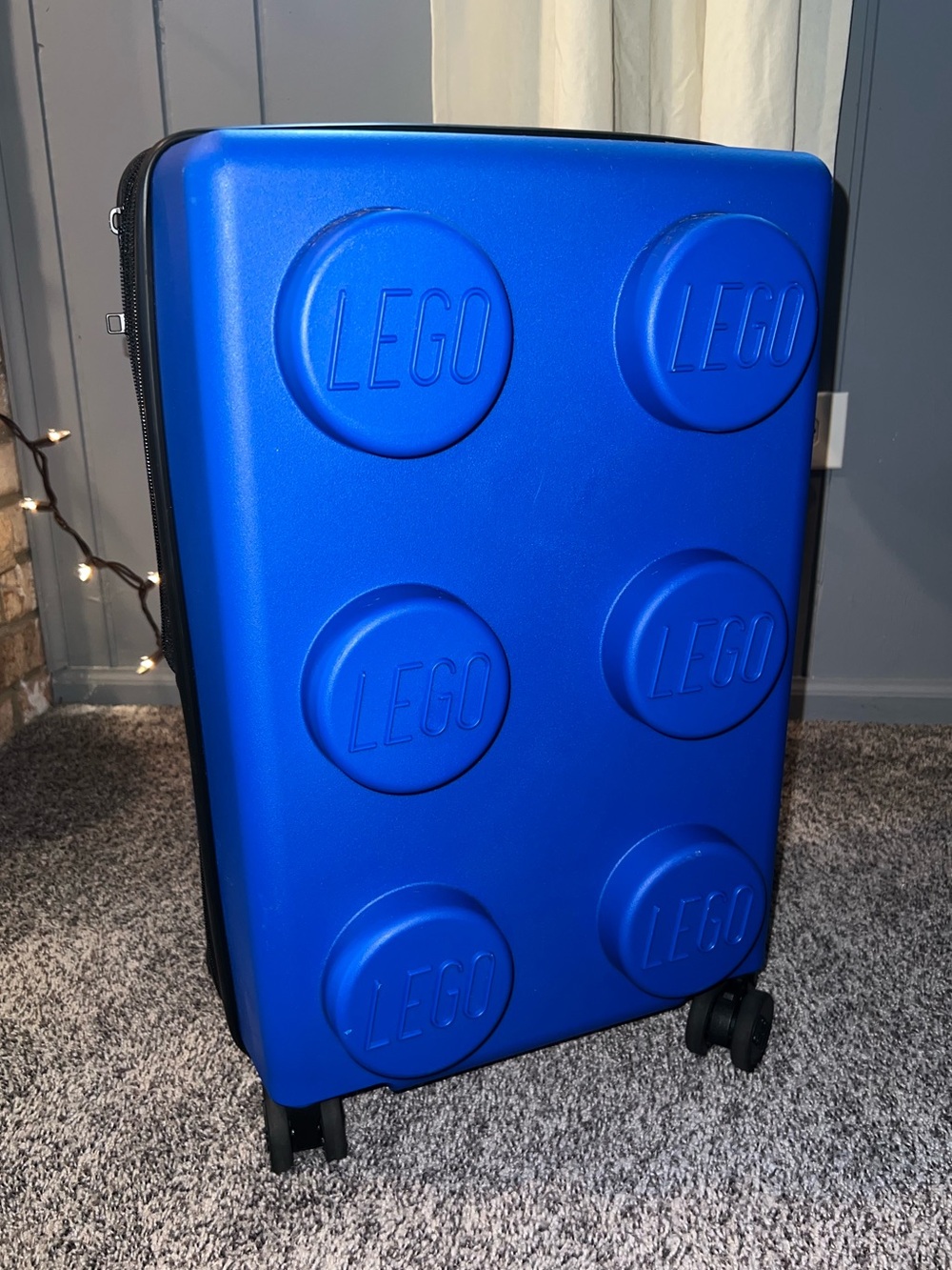 LEGO hard-shell rolling Spinner Luggage Case
